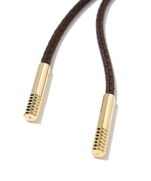 And A（アンドエー）の「ユニオンループタイ（ネクタイ・メンズ・ブラック/ブラウン・FREE）」の5枚目の写真