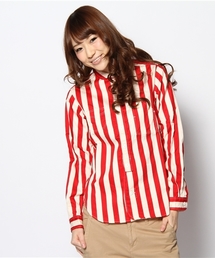 BEAMS BOY | △BEAMS BOY / ストライプ 超チビレギュラーカラー(シャツ/ブラウス)