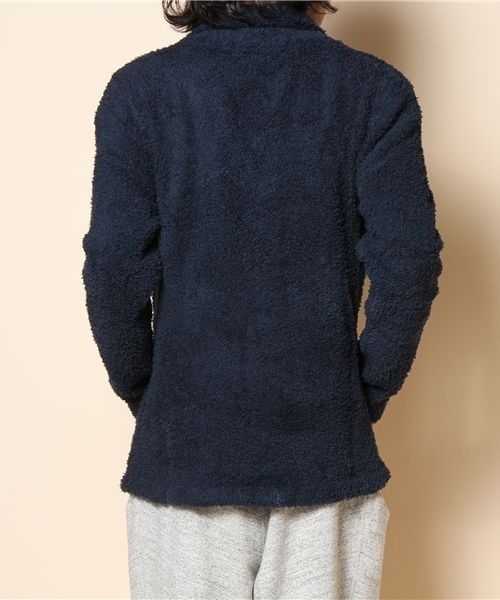 BAREFOOT DREAMS（ベアフットドリームズ）の「454 BFD-11S-010 Bamboo Chic Men's School Swtr.（カーディガン/ボレロ・メンズ・ブラック/グレー/ブラウン/ベージュ/ネイビー・SMALL/MEDIUM/LARGE/X-LARGE）」の7枚目の写真