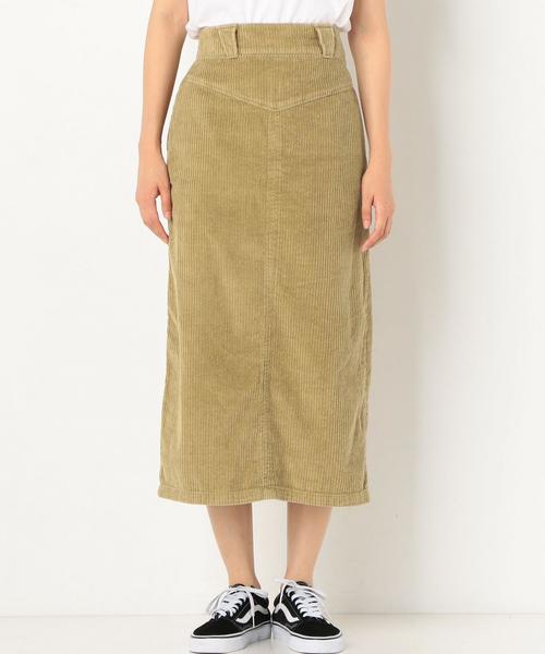 Another Edition（アナザーエディション）の「コーデュロイロングスカート（スカート・レディース・ベージュ/パープル・SMALL/MEDIUM）」の14枚目の写真
