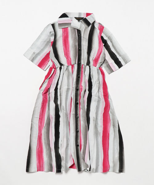 A Bond アボンド の ｒｅｔｏｒｏ６分袖ロングワンピース 130 150cm ワンピース Wear