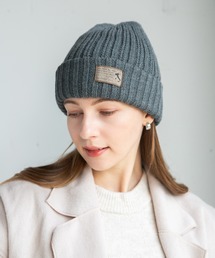14+（イチヨンプラス）の「イタリア糸タグ付ニット帽 / knitcap（ニットキャップ/ビーニー）」