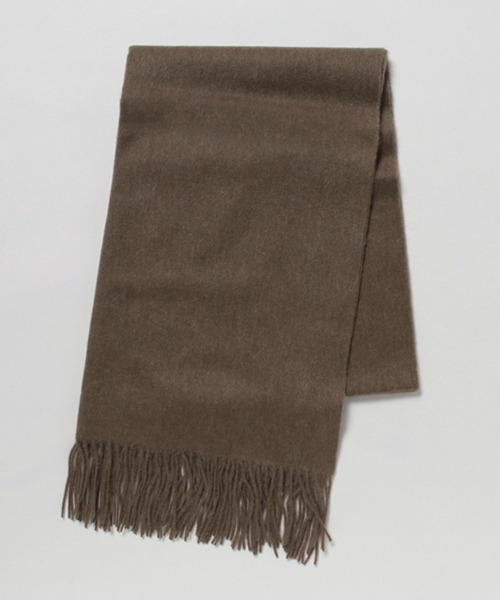 un dix cors（アンディコール）の「ウール無地ストール（ストール/ショール・レディース・ブラウン/オレンジ・ﾌﾘ-）」の9枚目の写真