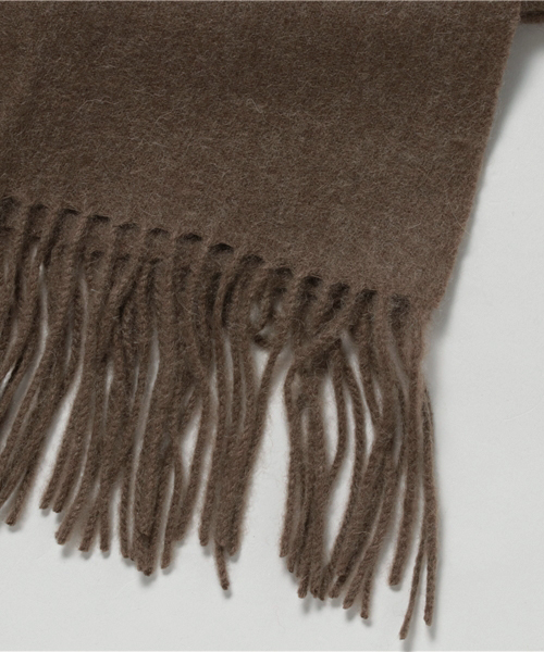 un dix cors（アンディコール）の「ウール無地ストール（ストール/ショール・レディース・ブラウン/オレンジ・ﾌﾘ-）」の4枚目の写真