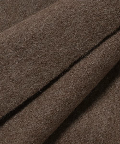 un dix cors（アンディコール）の「ウール無地ストール（ストール/ショール・レディース・ブラウン/オレンジ・ﾌﾘ-）」の3枚目の写真