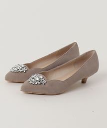 ビジュースカラップパンプス