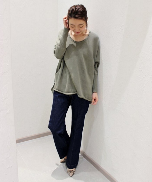 plage GIRLセンタープレスデニムパンツ サイズ38 plage（プラージュ）の「センタープレスデニムパンツ◇（デニム
