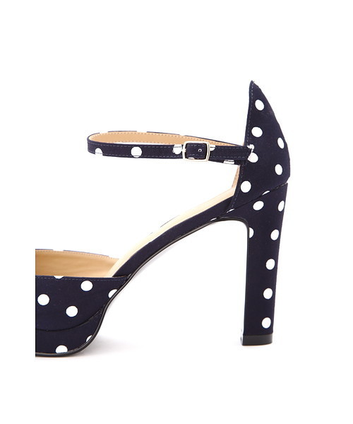 JILL STUART（ジルスチュアート）の「モニカオープントゥパンプス（パンプス・レディース・ベージュ/ダークネイビー・23.5cm/24.0cm/23.0cm）」の5枚目の写真