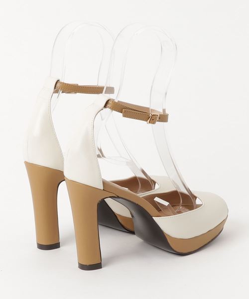 JILL STUART（ジルスチュアート）の「モニカオープントゥパンプス（パンプス・レディース・ベージュ/ダークネイビー・23.5cm/24.0cm/23.0cm）」の9枚目の写真