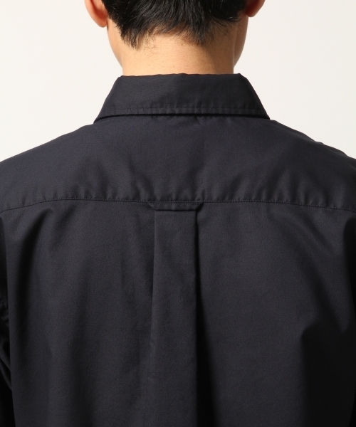 GLOBAL WORK（グローバルワーク）の「ピンオックスレギュラーシャツ半袖【抗菌防臭】/790239（シャツ/ブラウス・メンズ・ネイビー/ホワイト/イエロー・MEDIUM/SMALL/X-LARGE/LARGE）」の14枚目の写真