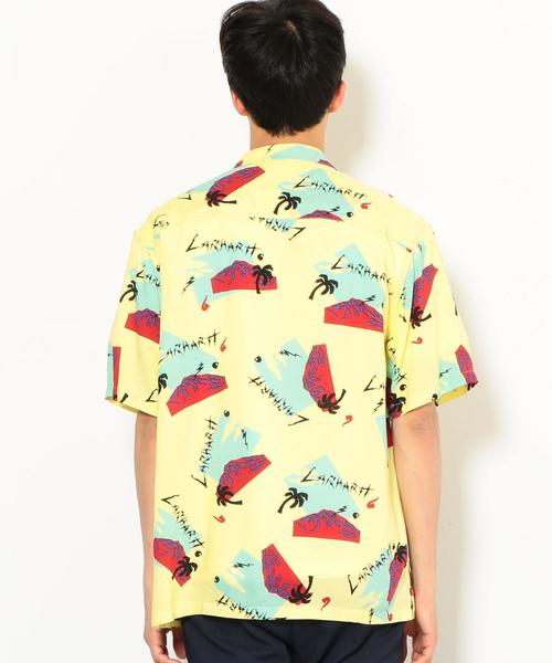 Carhartt（カーハート）の「[カーハート］ST CARHARTT アンダーソン オープンカラー シャツ ◆（シャツ/ブラウス・メンズ・ネイビー/イエロー・SMALL/MEDIUM/LARGE）」の6枚目の写真