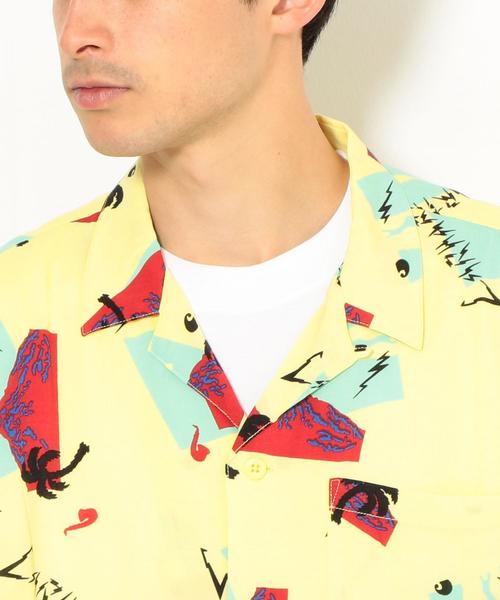 Carhartt（カーハート）の「[カーハート］ST CARHARTT アンダーソン オープンカラー シャツ ◆（シャツ/ブラウス・メンズ・ネイビー/イエロー・SMALL/MEDIUM/LARGE）」の10枚目の写真