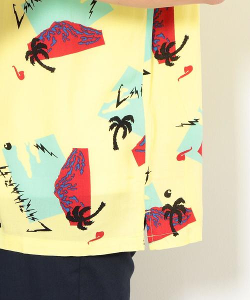 Carhartt（カーハート）の「[カーハート］ST CARHARTT アンダーソン オープンカラー シャツ ◆（シャツ/ブラウス・メンズ・ネイビー/イエロー・SMALL/MEDIUM/LARGE）」の3枚目の写真