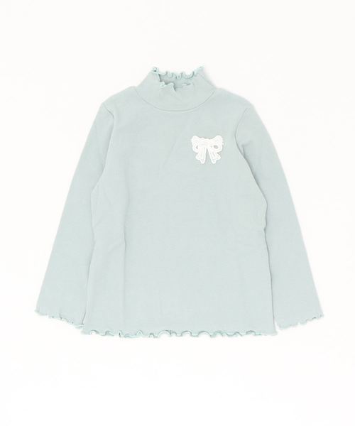 Catherine Cottage（キャサリンコテージ）の「メロウフリルリブカットソー（Tシャツ/カットソー・キッズ・アイボリー/ピンク系その他/ライラック/グレー/ネイビー/ブラック/ピンク系その他2/グリーン・110/120/130/140）」の5枚目の写真