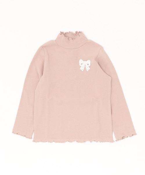 Catherine Cottage（キャサリンコテージ）の「メロウフリルリブカットソー（Tシャツ/カットソー・キッズ・アイボリー/ピンク系その他/ライラック/グレー/ネイビー/ブラック/ピンク系その他2/グリーン・110/120/130/140）」の8枚目の写真