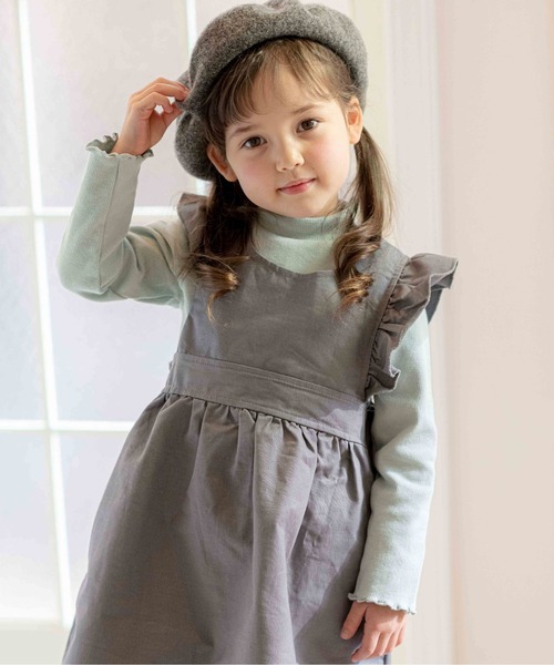 Catherine Cottage（キャサリンコテージ）の「メロウフリルリブカットソー（Tシャツ/カットソー・キッズ・アイボリー/ピンク系その他/ライラック/グレー/ネイビー/ブラック/ピンク系その他2/グリーン・110/120/130/140）」の19枚目の写真