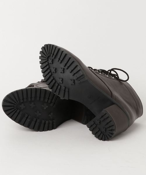 WEGO（ウィゴー）の「WEGO/レースアップヒールブーツ（ブーツ・レディース・ブラック/ブラウン・LARGE/MEDIUM）」の3枚目の写真