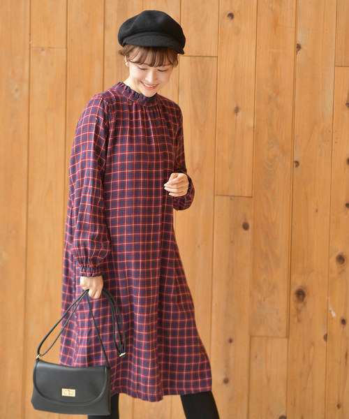 rps（アールピーエス）の「ハイネックワンピース（ワンピース・レディース・ブラック/レッド/ブラック系その他2・M）」の3枚目の写真