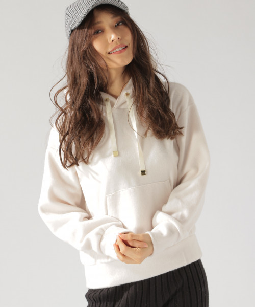 BAYFLOW(ベイフロー)の「キモウプルパーカー(パーカー・レディース・ブルー/グレー/オフホワイト・SMALL/MEDIUM)」の9枚目の写真