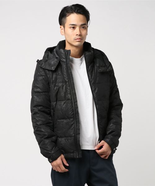 EVOLUTION（エボリューション）の「シックな迷彩柄ダウンジャケット