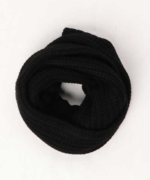 MinoriTY（マイノリティ）の「ざっくり編みビッグスヌード（マフラー・メンズ・ブラック/レッド/ブラック系その他/グレー系その他/ワイン/グレー系その他2・FREE）」の7枚目の写真