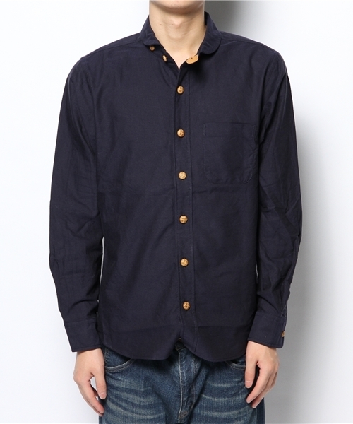 BEAMS(ビームス)の「□BEAMS / レザーチンスト MR シャツ(シャツ/ブラウス・メンズ・ホワイト/イエロー/ネイビー・SMALL/MEDIUM/LARGE)」の15枚目の写真