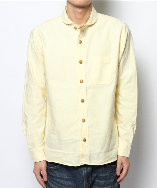 BEAMS(ビームス)の「□BEAMS / レザーチンスト MR シャツ(シャツ/ブラウス・メンズ・ホワイト/イエロー/ネイビー・SMALL/MEDIUM/LARGE)」の16枚目の写真