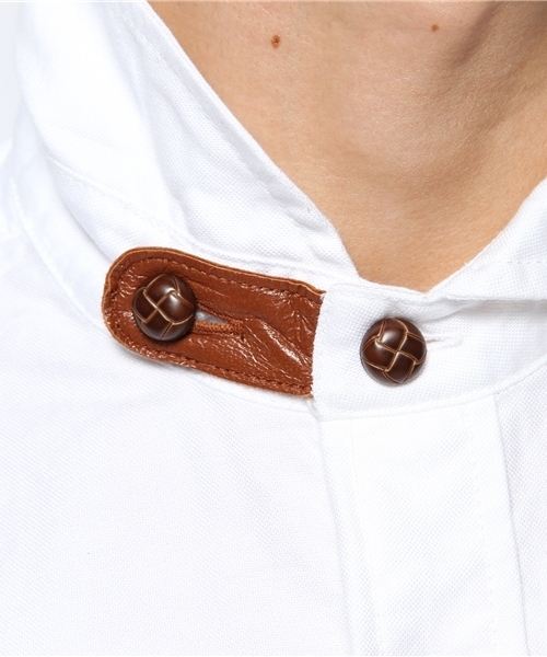 BEAMS(ビームス)の「□BEAMS / レザーチンスト MR シャツ(シャツ/ブラウス・メンズ・ホワイト/イエロー/ネイビー・SMALL/MEDIUM/LARGE)」の7枚目の写真