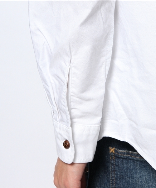 BEAMS(ビームス)の「□BEAMS / レザーチンスト MR シャツ(シャツ/ブラウス・メンズ・ホワイト/イエロー/ネイビー・SMALL/MEDIUM/LARGE)」の9枚目の写真