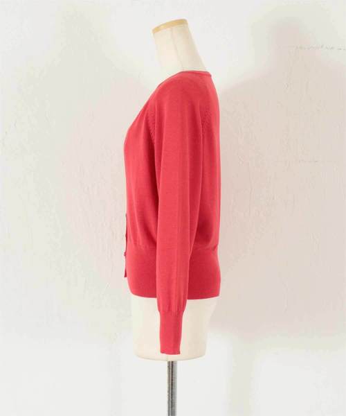 titivate（ティティベイト）の「Vﾈｯｸｶｰﾃﾞｨｶﾞﾝ×ｷｬﾐｿｰﾙ/ｱﾝｻﾝﾌﾞﾙ（アンサンブル・レディース・ブラック/ベージュ/オフホワイト/ネイビー/パープル/レッド・S/M/L）」の14枚目の写真