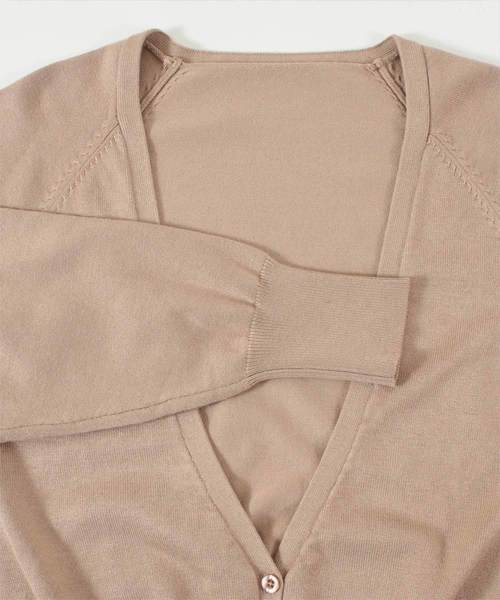 titivate（ティティベイト）の「Vﾈｯｸｶｰﾃﾞｨｶﾞﾝ×ｷｬﾐｿｰﾙ/ｱﾝｻﾝﾌﾞﾙ（アンサンブル・レディース・ブラック/ベージュ/オフホワイト/ネイビー/パープル/レッド・S/M/L）」の17枚目の写真