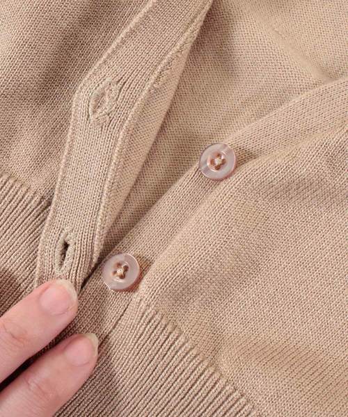 titivate（ティティベイト）の「Vﾈｯｸｶｰﾃﾞｨｶﾞﾝ×ｷｬﾐｿｰﾙ/ｱﾝｻﾝﾌﾞﾙ（アンサンブル・レディース・ブラック/ベージュ/オフホワイト/ネイビー/パープル/レッド・S/M/L）」の18枚目の写真