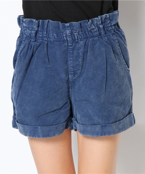 natural couture（ナチュラルクチュール）の「【ナチュラルクチュール】コール天ショートパンツ（その他パンツ・レディース・オフホワイト/オレンジ/イエロー/ブルー・MEDIUM）」の5枚目の写真