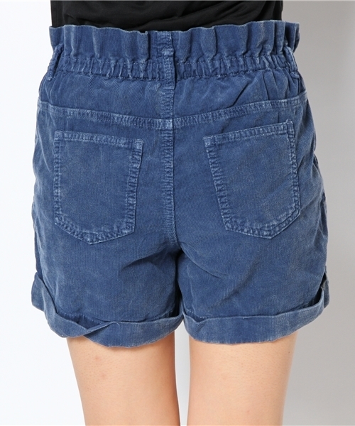 natural couture（ナチュラルクチュール）の「【ナチュラルクチュール】コール天ショートパンツ（その他パンツ・レディース・オフホワイト/オレンジ/イエロー/ブルー・MEDIUM）」の9枚目の写真