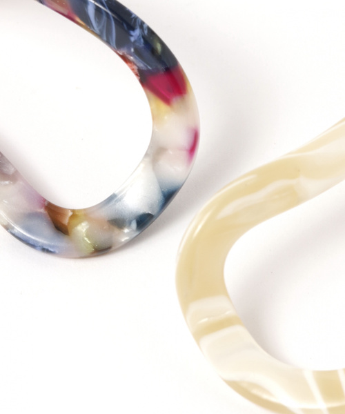 GLOBAL WORK（グローバルワーク）の「ヘンケイジュシイヤリング/825955（イヤリング・レディース・ホワイト/ダークブラウン/その他1・FREE）」の9枚目の写真