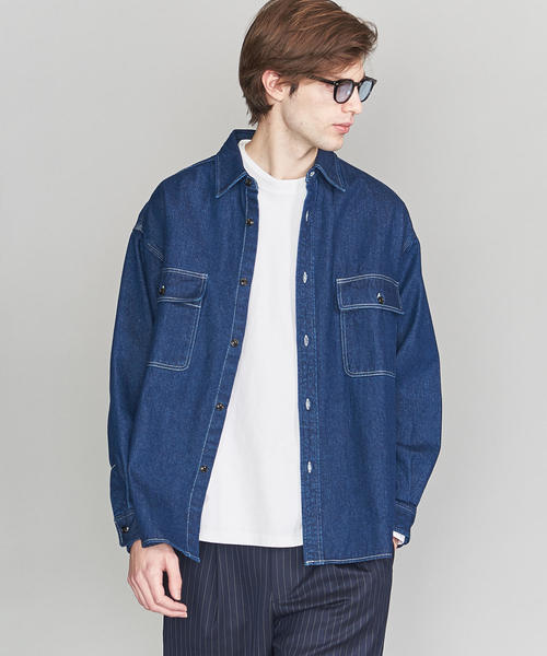 【新品タグ付き】BEAUTY &YOUTH ボリュームスリーブ　デニムシャツ デニムシャツ – YGEX OFFICIAL SHOP