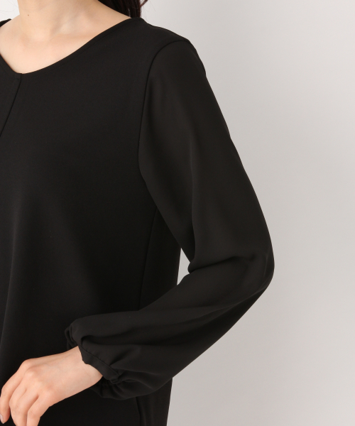 GLOBAL WORK(グローバルワーク)の「3WAYブラウス*パンツセットアップ/823503(セットアップ・レディース・ブラック/ベージュ・MEDIUM/LARGE)」の7枚目の写真