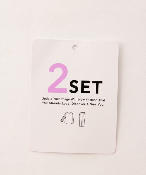 GLOBAL WORK(グローバルワーク)の「3WAYブラウス*パンツセットアップ/823503(セットアップ・レディース・ブラック/ベージュ・MEDIUM/LARGE)」の15枚目の写真