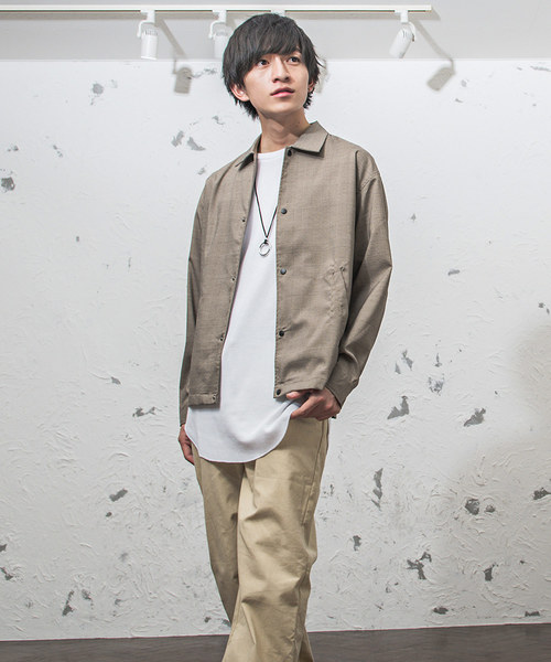 MinoriTY（マイノリティ）の「TRコーチジャケット（その他アウター・メンズ・ベージュ/ベージュ系その他/ブラック/ワイン/グレー系その他・L/M）」の8枚目の写真