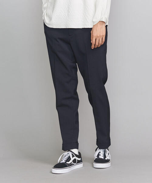 BEAUTY&YOUTH UNITED ARROWS（ビューティーアンドユースユナイテッドアローズ）の「BY ストレッチ TW ノープリーツ テーパードパンツ（スラックス・メンズ・ブラック/ダークグレー/ネイビー・SMALL/MEDIUM/X-LARGE/LARGE）」の3枚目の写真