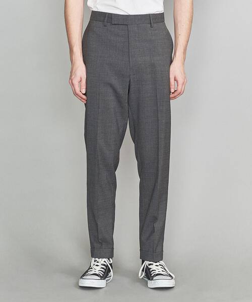 BEAUTY&YOUTH UNITED ARROWS（ビューティーアンドユースユナイテッドアローズ）の「BY ストレッチ TW ノープリーツ テーパードパンツ（スラックス・メンズ・ブラック/ダークグレー/ネイビー・SMALL/MEDIUM/X-LARGE/LARGE）」の6枚目の写真