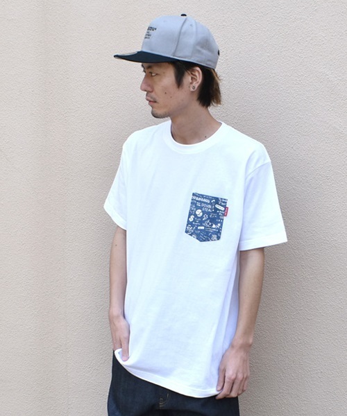セール Rough Sketch Pocket Tシャツ Tシャツ カットソー Double Steal ダブルスティール のファッション通販 Zozotown