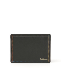Paul Smith(|[X~X)BRIGHT STRIPE STITCH PASS CASE/ 873577 P020(pXP[X)