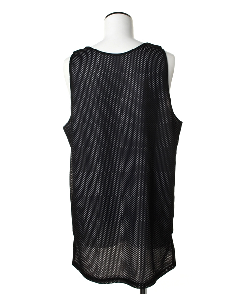 WEGO（ウィゴー）の「WEGO/リバーシブルメッシュタンクトップ（タンクトップ・メンズ・ホワイト/ブラック・MEDIUM/LARGE）」の4枚目の写真