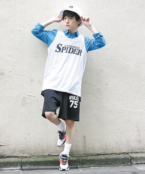 WEGO（ウィゴー）の「WEGO/リバーシブルメッシュタンクトップ（タンクトップ・メンズ・ホワイト/ブラック・MEDIUM/LARGE）」の9枚目の写真