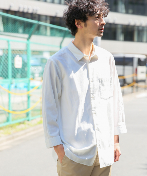 ノースリーブシャツ メンズ イレギュラーデザイン バックル 2色 新着】Cuirs（キュイー）メンズTシャツ Uネックノースリーブ