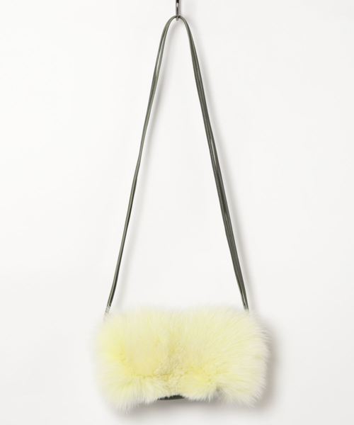 LUDLOW(ラドロー)の「Fox cross body bag(ショルダーバッグ・レディース・ベージュ/グレー系その他/ブルー系その他/ピンク系その他/レモンイエロー/ブラック・FREE)」の5枚目の写真
