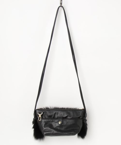 LUDLOW(ラドロー)の「Fox cross body bag(ショルダーバッグ・レディース・ベージュ/グレー系その他/ブルー系その他/ピンク系その他/レモンイエロー/ブラック・FREE)」の8枚目の写真