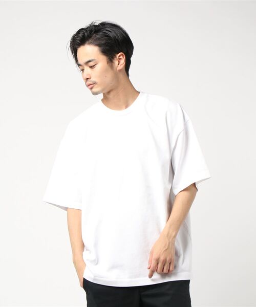 LOS ANGELES APPAREL（ロサンゼルスアパレル）の「Los Angeles Apparel LIMITED EDITION/ロサンゼルスアパレル リミテッド エディション/BIG TEE（Tシャツ/カットソー・メンズ・グレー/キャメル/ホワイト・LARGE/SMALL/MEDIUM）」の2枚目の写真