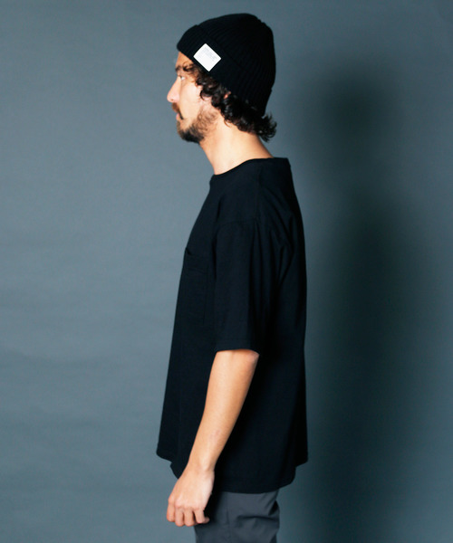 Magine(マージン)の「【Magine】RAFFY CTN BIG SILHOUETTE C/N TEE: ラフィーコットン ビッグシルエット クルーネック TEE(Tシャツ/カットソー・メンズ・グレー/オリーブ/ネイビー/ホワイト/ブラック・48/46/44)」の13枚目の写真